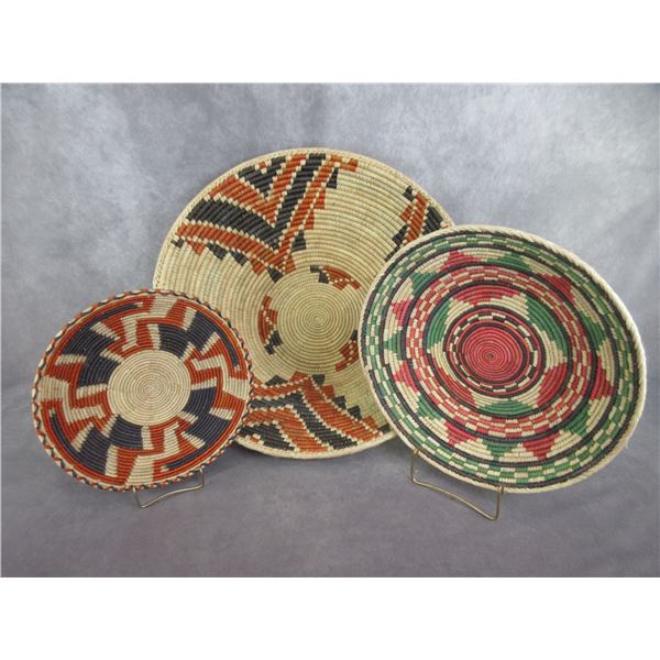3 Native Style Baskets- 20.5"-14"-11"