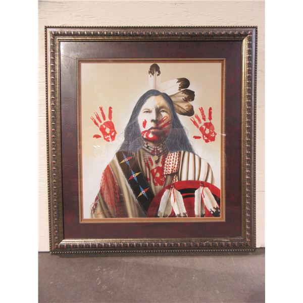 Signed And Numbered JD Challenger Print- "Holds The Victory"- 345/775- 35" X 32"