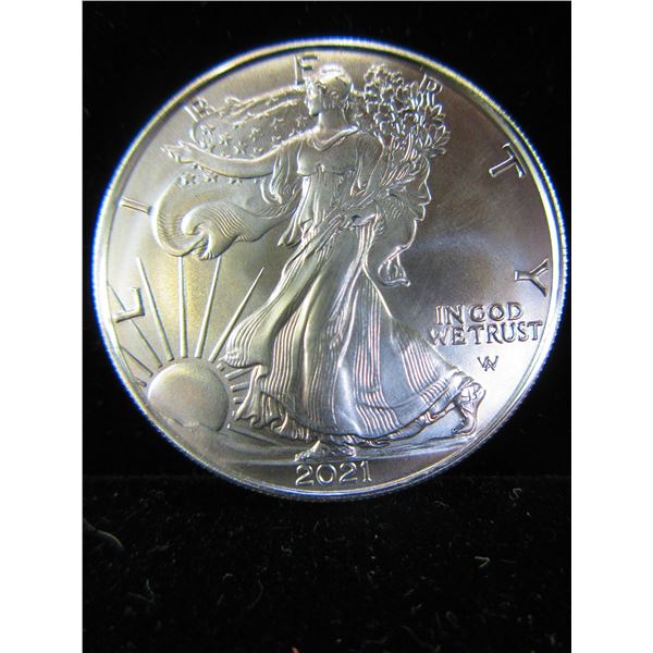 20 Uncirculated 2021 1 OZ Silver Eagles