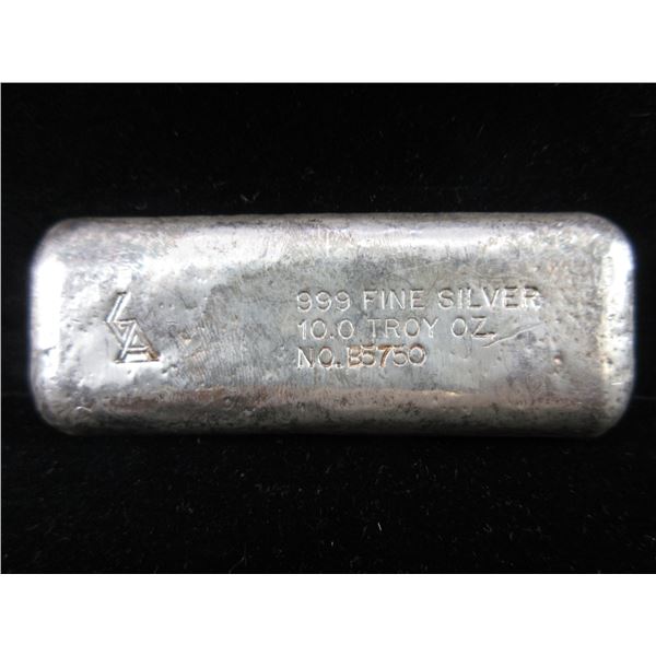 Golden Analytical 10 OZ Silver Bar- #5750