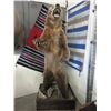 Image 1 : Full Mount Upright Grizzly Bear On Casters- 85" Total Height- Good Claws- NO PAPERWORK- MUST STAY IN