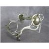 Image 1 : Marked Visalia Star Steel Silver Star Humane Bit- Santa Maria Cheek- Wyoming Halfbreed Mouth- Slobbe