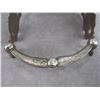 Image 8 : Unmarked Silver Overlaid Bit- Eagle Cheek- Spade Mouth- Slobber Bar- Rein Chain Swivels- Brace Has B
