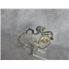 Image 1 : Unmarked Silver Overlaid Stainless Ring Bit- Martinez Cheek- Halfbreed Mouth- Slobber Bar- Rein Chai