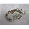 Image 1 : Early Buermann Style Silver Inlaid Kissing Bird Bit- Santa Barbara Cheek- Halfbreed Mouth- Double Sl