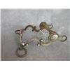 Image 1 : Unmarked Silver Inlaid Bit- Double Crescent Moon Cheek- Wyoming Halfbreed Style Copper Inlaid Mouth-
