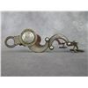 Image 4 : Unmarked Silver Inlaid Bit- Double Crescent Moon Cheek- Wyoming Halfbreed Style Copper Inlaid Mouth-