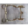 Image 5 : Unmarked Silver Inlaid Bit- Double Crescent Moon Cheek- Wyoming Halfbreed Style Copper Inlaid Mouth-