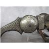 Image 13 : Large Marked Heiser Denver Browband Flower Tooled Headstall- Nickel And Iron Conchos- 5 Dot Marked H