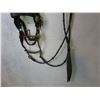 Image 3 : Large Marked Heiser Denver Browband Flower Tooled Headstall- Nickel And Iron Conchos- 5 Dot Marked H