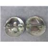 Image 2 : Marked JF CCSC (Jack Ferguson) Domed- Engraved Loopback Silver Conchos- 2" Conchos