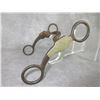 Image 1 : Marked Kelly Bros Silver Overlaid Bit- Texas Cheek- Grazing Mouth- Fair Condition