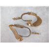 Image 4 : Star Marked Hand Forged  Steel Silver Overlaid Card Suit Lady Legs Spurs- .75" Bands- 2.5" Shanks- 1