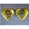 Image 1 : 2 Brass Buffalo Loopback Conchos- 1.7"
