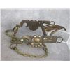 Image 1 : Unmarked Early California  Silver Inlaid Bird Bit- Carmel Cheek- Spade Mouth- Double Slobber Bar Cha