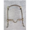 Image 3 : Marked GS Garcia Silver Inlaid Bit- California Cheek- Curb Mouth- Slobber Bar- Decent Condition