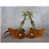 Image 1 : Inside Marked Crockett Silver Overlaid Spurs- The Story Goes That Rex Schnitger Added The Silver And