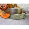 Image 5 : Inside Marked Crockett Silver Overlaid Spurs- The Story Goes That Rex Schnitger Added The Silver And