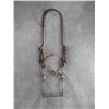 Image 1 : Marked Garcia Silver Overlaid Bit- Santa Maria Cheek- Mona Lisa Style Mouth- Slobber Bar- Rein Chain