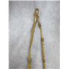 Image 2 : Braided Rawhide Romal Reins- Great Condition- 86" With Popper