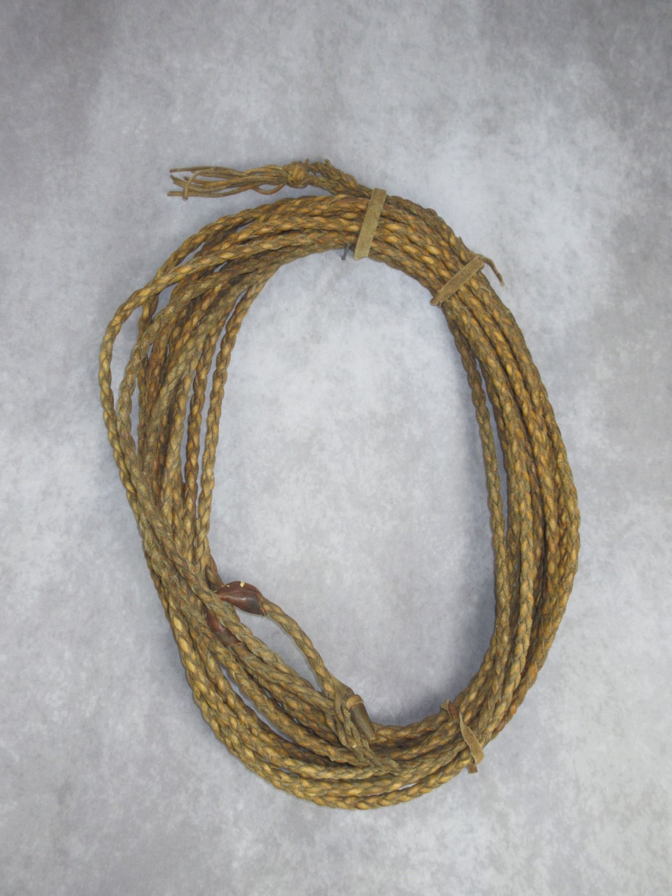 42' Hand Braided Mexican Rawhide Riata