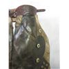Image 3 : Marked Hamley + Co Pendleton Ore 635 Special 31 Batwing Chaps- Flower Tooled Belt- Twelve 1.6" Slott