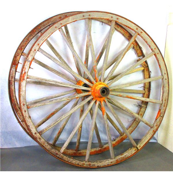 Two 49" Buggy Wheels