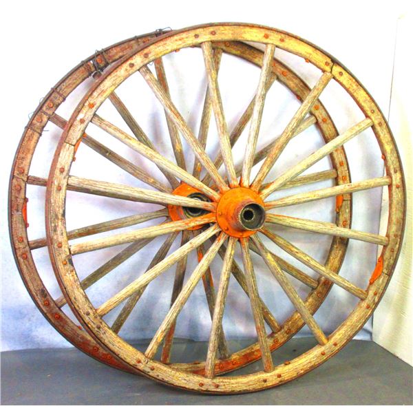 Two 43" Buggy Wheels