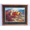 Image 1 : Unmarked Cowboy Print- 32" X 26"