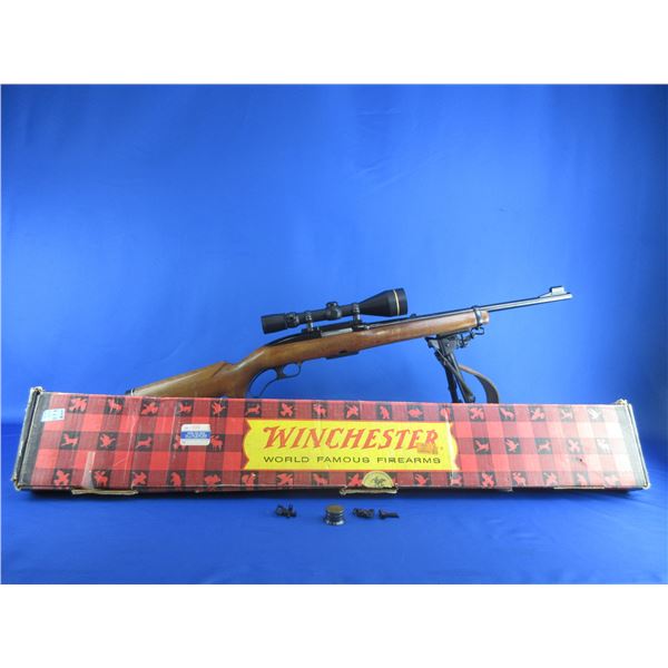 Winchester Model 88 Lever Action Carbine- .284- 19  Barrel- Bipod- Sling- 3.5X10 Leupold Scope- Good