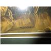 Image 2 : Marked Nancy Glazier Moose Print- 32.5" X 26.5"
