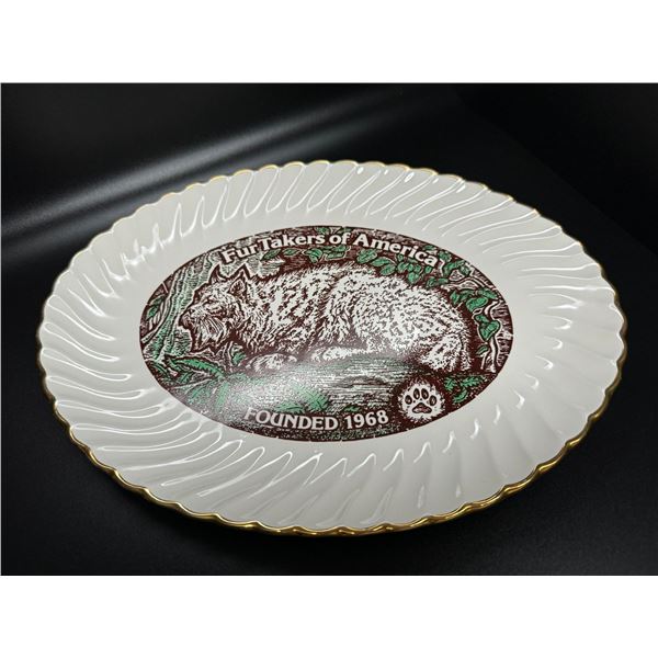 3 Piece Set - Fur Takers of America Limited Edition Plate Set