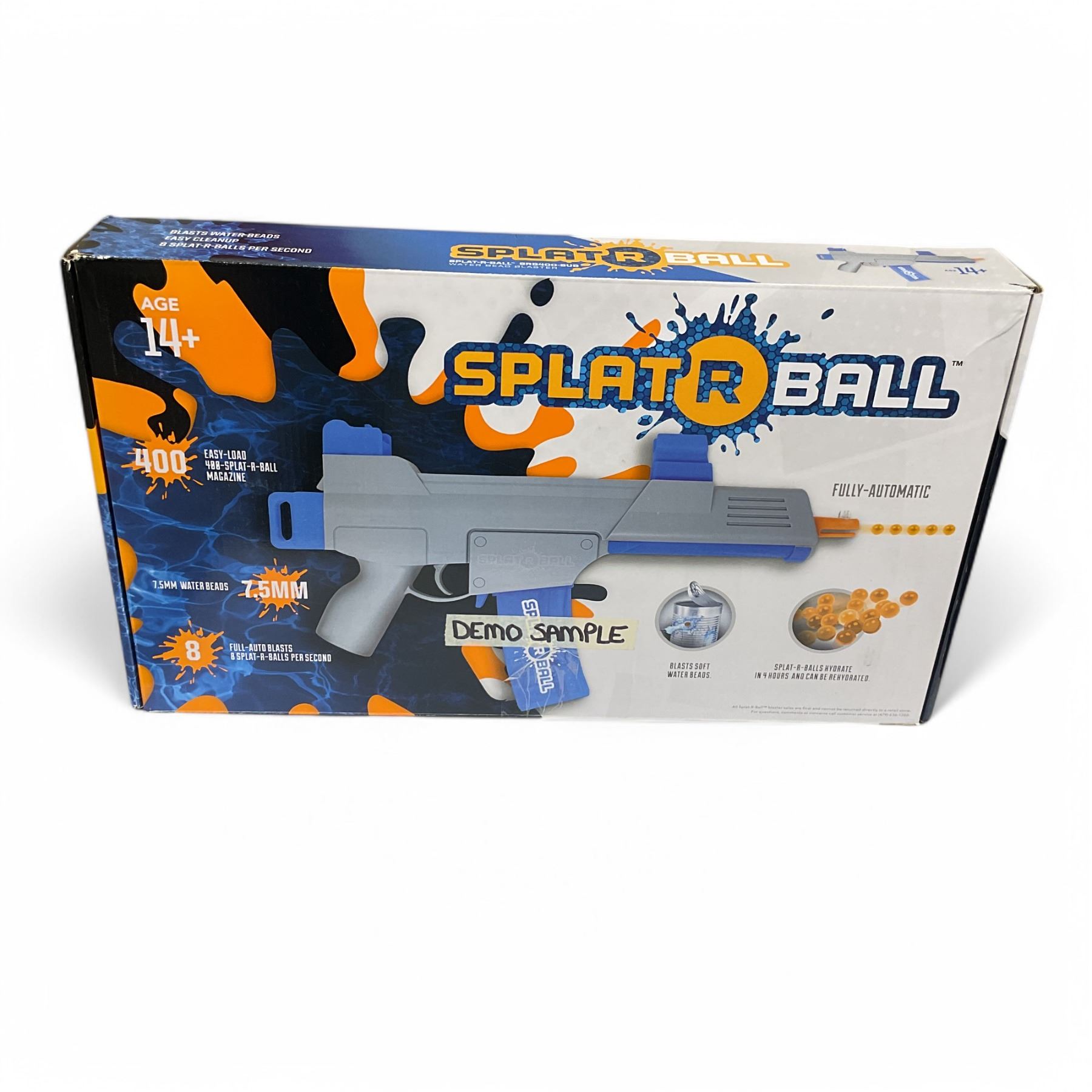 Splat-R-Ball Water Bead Blaster Model: SRB400-SUB, Shoots 7.5mm Water Beads