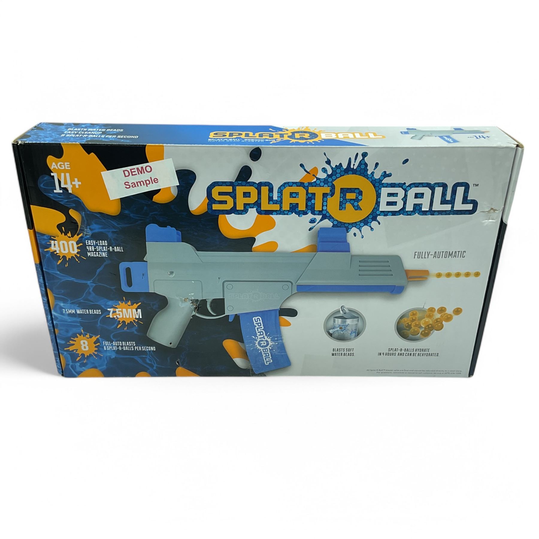 Splat-R-Ball Water Bead Blaster Model: SRB400-SUB, Shoots 7.5mm Water Beads