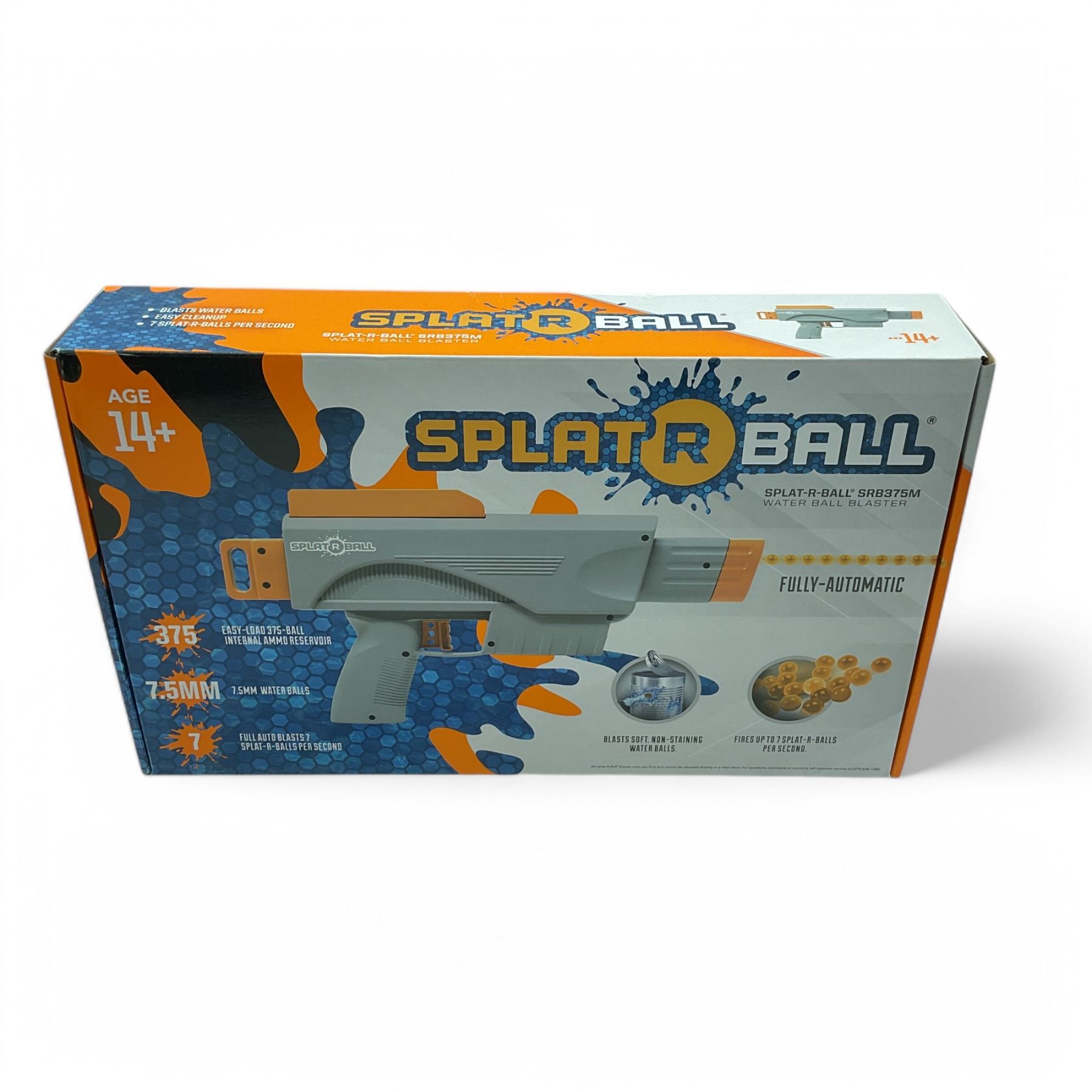 Splat-R-Ball Water Bead Blaster Model: SRB375M, Shoots 7.5mm Water Beads