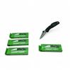 Image 1 : Stainless Steel 2-3/4" Folding Blade Pocket Knife with Clip X 4 Qty