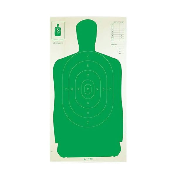Target Paper Green Champion B27 Green Large Silhouette 24