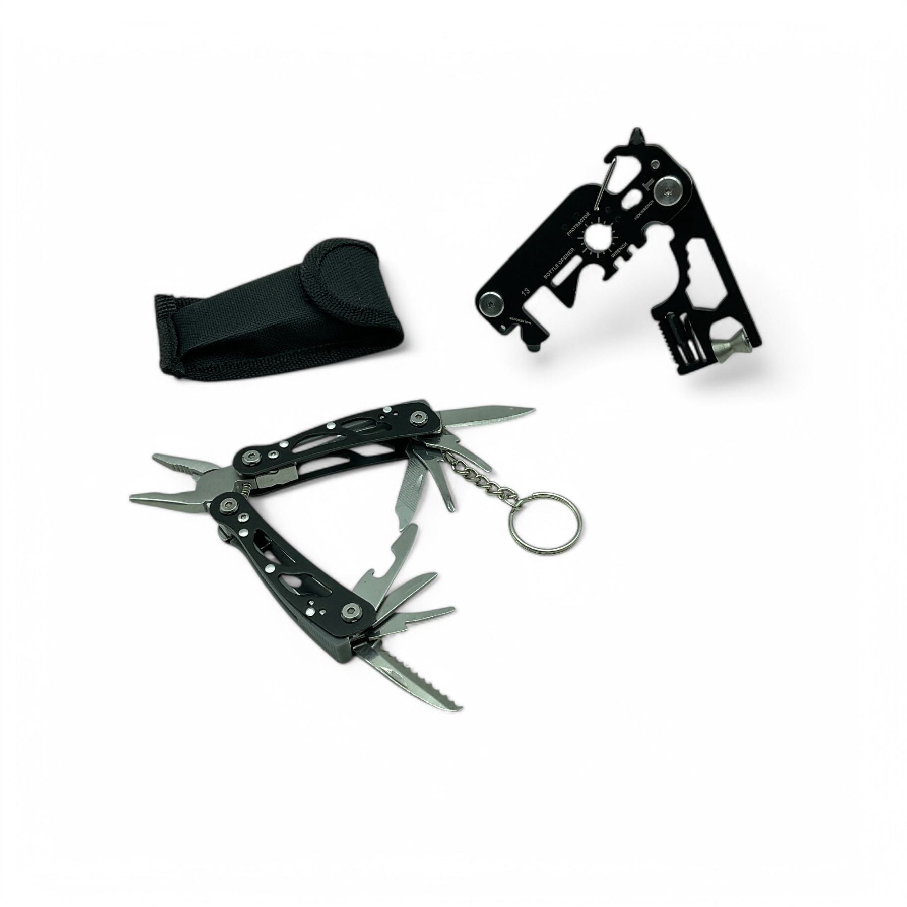 Folding Pocket Multitool and Keychain Pliers/ Multitool, New