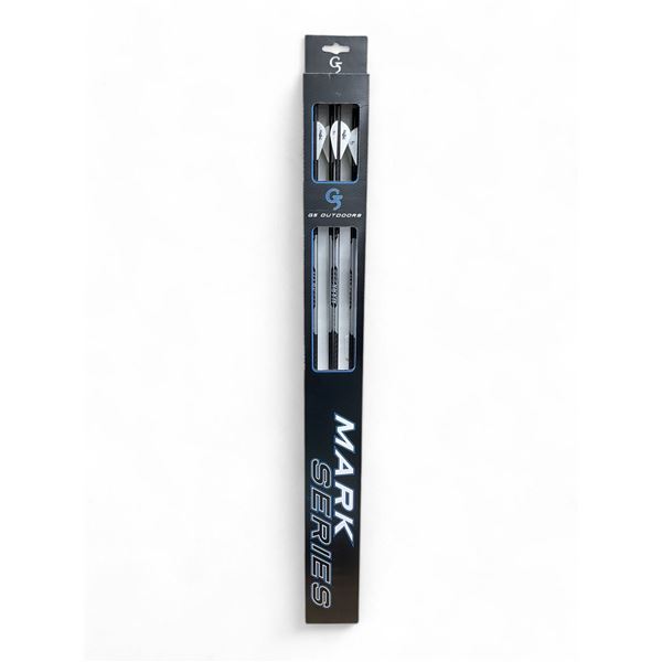 G5 Outdoors Mark Series Arrows, .244" Shaft, 300 Spine, 9.02 GPI, 6 Pack, New