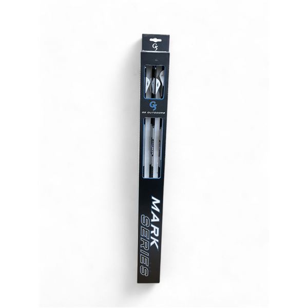 G5 Outdoors Mark Series Arrows, .244" Shaft, 350 Spine, 8.48 GPI, 6 Pack, New
