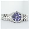 Image 5 : Rolex Mens Stainless Steel Blue String Diamond Lugs And Sapphire Datejust Wristw