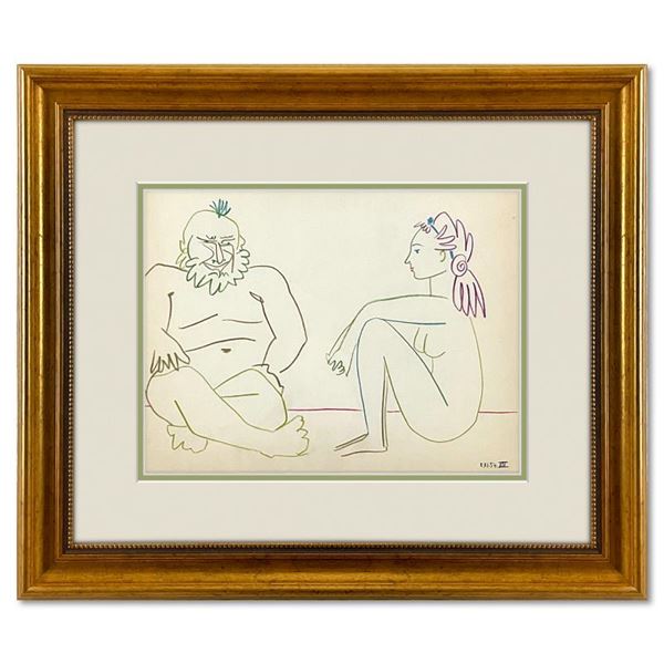 La Comedie Humaine 27.1.54-I by Picasso (1881-1973)