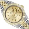 Image 1 : Rolex Mens 36MM Two Tone Gold And Steel Champagne Index Dial Diamond Pyramid Dat