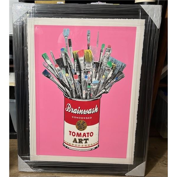 Tomato Pop  (Pink) by Mr. Brainwash