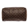 Image 4 : Louis Vuitton Brown Monogram Canvas Leather Speedy 35 Satchel Bag
