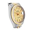 Image 3 : Rolex Mens Two Tone Champagne Index Yellow Gold Fluted Bezel Datejust With Rolex
