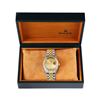 Image 9 : Rolex 36MM 2Tone 18K Yellow Gold Diamond Bezel Datejust With Rolex Box