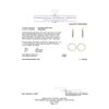 Image 5 : 4.43 ctw Diamond Hoop Earrings - 14KT Yellow Gold