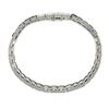 Image 6 : Vintage Waslikoff & Son Platinum GIA Sapphire & Diamond 7" Line Tennis Bracelet