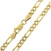 Image 1 : Italian Solid 14K Yellow Gold 16.5" Long 3.6mm Figaro Link Chain Necklace